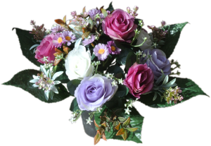 KOMPOZYCJA BUKIETOWA W DONICY – 10 RÓŻ