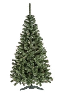 JODŁA NATURALNA Z SZYSZKĄ 220 CM